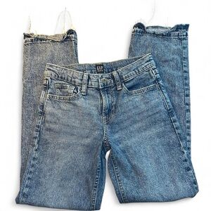 Gap Girls Size 12 Straight Leg Jeans | Stone Wash | 90s Vibe